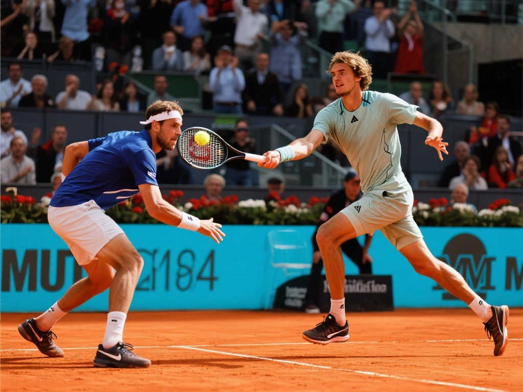 兹维列夫惊险逆袭弗基纳，2-1挺进马德里ATP1000十六强